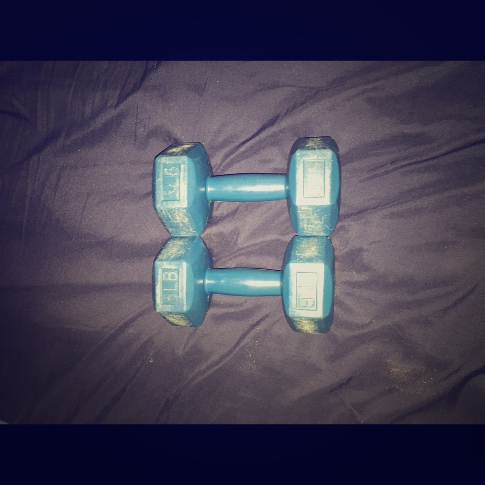 Blue 5LB Weights